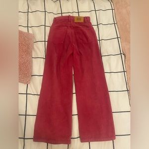 bdg hot pink corduroy pants size 24/00